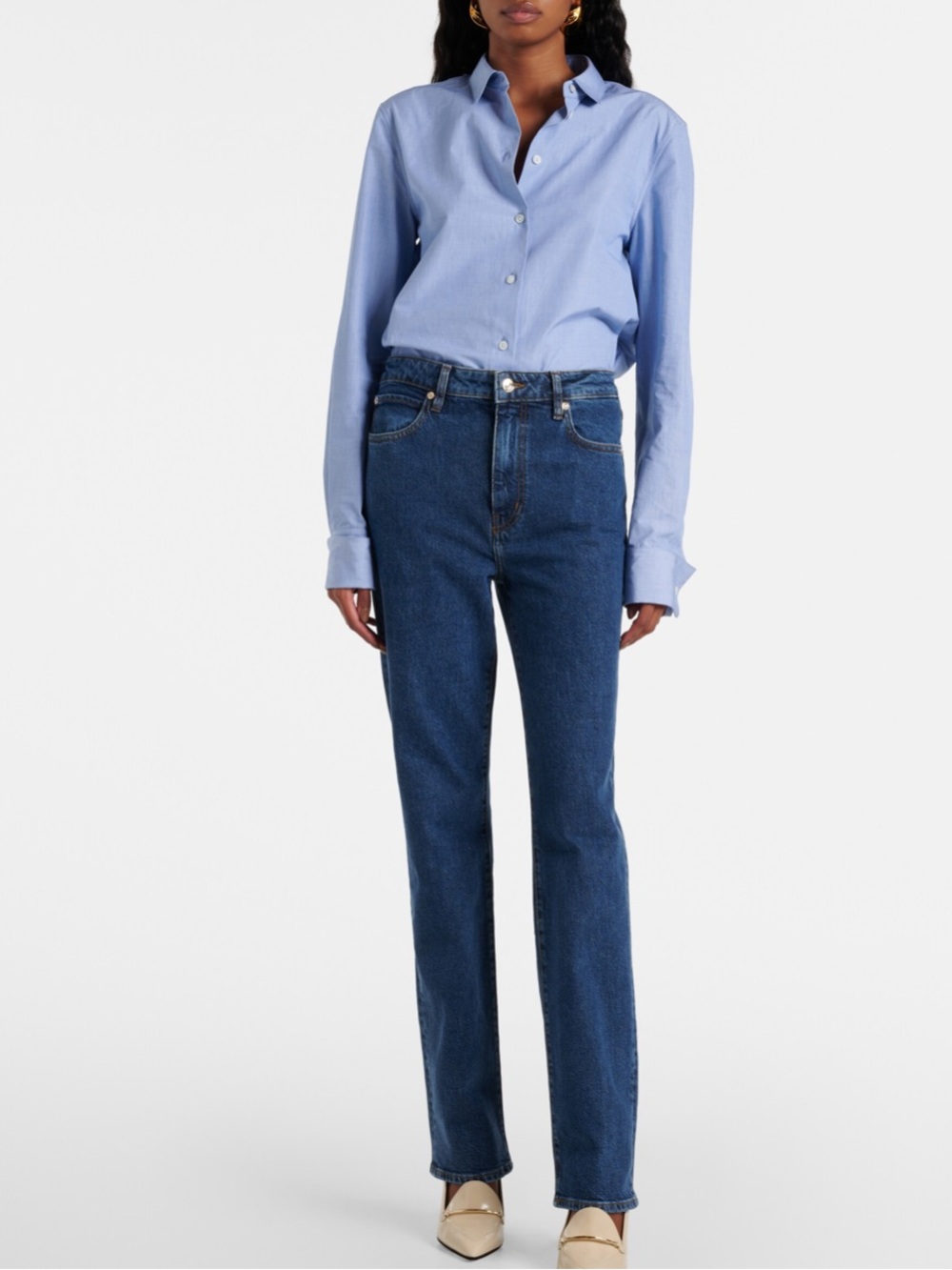 Frame The Ruler high-rise straight jeans size 28